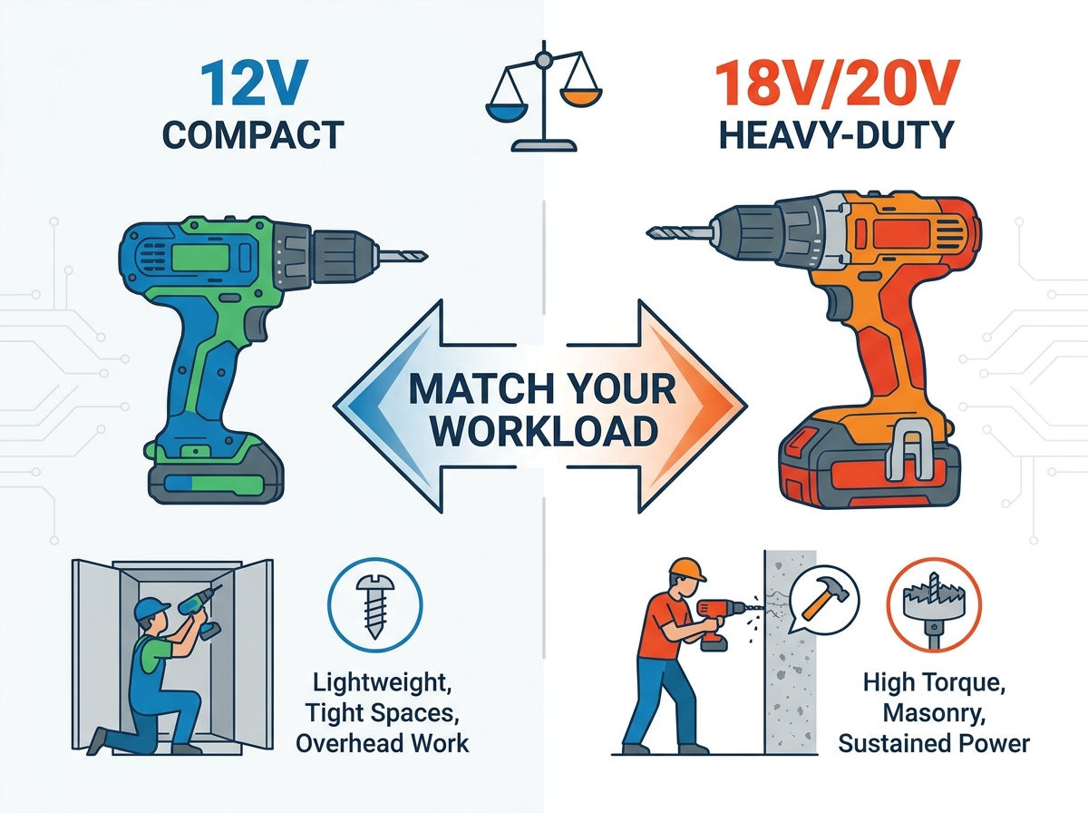 Lithium-ion Drill comparison